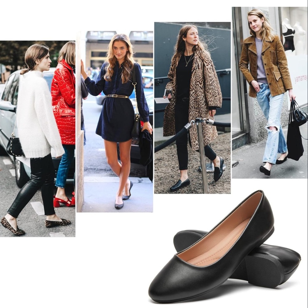 Classic Black Women's Flats